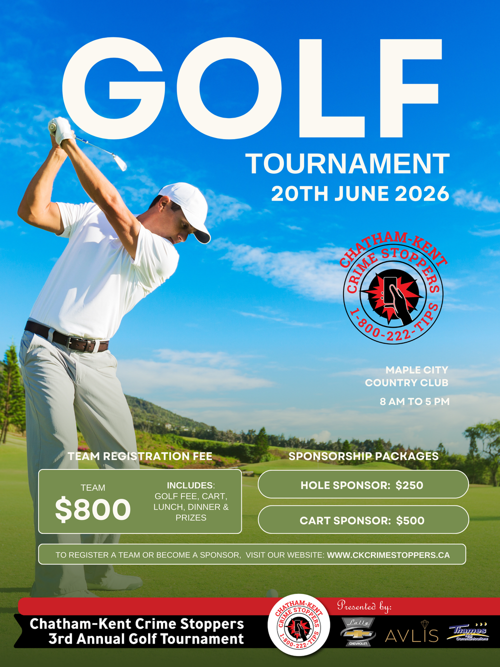 2026 Chatham-Kent Crime Stoppers Golf Tournament: Team